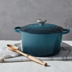 Budget ???? Le Creuset 5.25 Qt. Signature Deep Oven | Deep Teal ???? -Le Creuset Shop do teal ls
