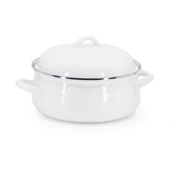 Top 10 ???? Golden Rabbit Enamelware 4 Qt. Dutch Oven | White ⌛