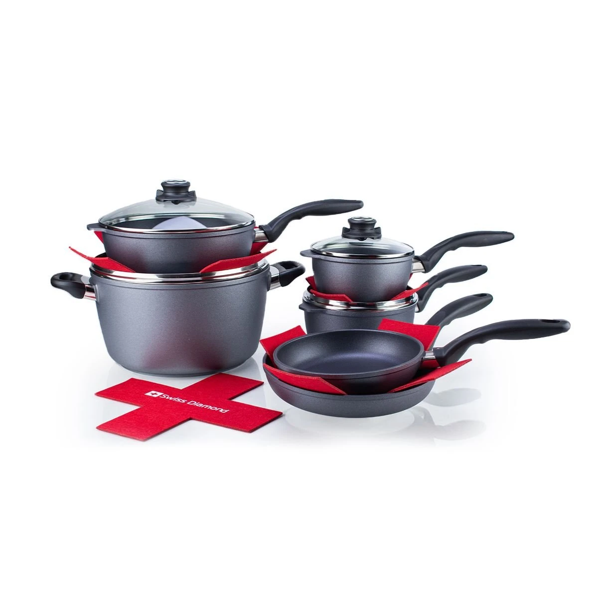 New ???? Swiss Diamond | HD 10-Piece Ultimate Kitchen Set + Pan Protectors ⌛ 6 New ???? Swiss Diamond | HD 10-Piece Ultimate Kitchen Set + Pan Protectors ⌛ - Image 2