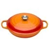 Wholesale ???? Le Creuset 2.25 Qt. Signature Enameled Cast Iron Braiser With Stainless Steel Knob | Flame Orange ???? -Le Creuset Shop flame main 1
