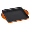Top 10 ???? Le Creuset 9.5" Square Signature Enameled Cast Iron Griddle Pan | Flame Orange ????
