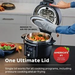 Budget ⌛ Instant Pot Duo Crisp With Ultimate Lid | 6-Quart ???? -Le Creuset Shop ib 140 0068 01 duo crisp ultimate lid atf square tile2