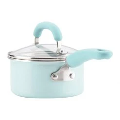 Top 10 ⌛ Rachael Ray 13-Piece Enameled Cookware Set | Light Blue Shimmer ???? -Le Creuset Shop lightbluecook7