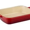 Best reviews of ✔️ Le Creuset 5.25 Qt. Rectangular Signature Cast Iron Roaster | Cerise/Cherry Red ???? -Le Creuset Shop ls2011 3367 le creuset 5.25 quart roasting pan cherry red signature