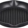 Outlet ???? Le Creuset 9.75" Deep Round Signature Grill Pan | Licorice ???? -Le Creuset Shop ls2020 2520 licorice