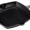 Budget ???? Le Creuset 10.25" Square Signature Cast Iron Grill Skillet | Oyster Grey ✨ -Le Creuset Shop ls2021 267f le creuset 10.25in square skillet oyster grey