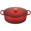 Best deal ???? Le Creuset 6.75 Qt. Oval Signature Dutch Oven | Noel (Cerise/Cherry Red) ✔️