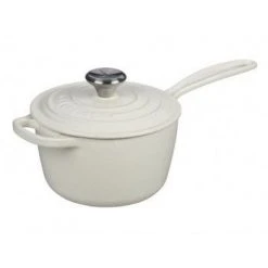Wholesale ???? Le Creuset 5-Piece Signature Cookware Set With Stainless Steel Knobs | White ⌛ -Le Creuset Shop ls2518 1616ss enameled cast iron sauce pan 1.75 quart 1