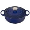 Hot Sale ⭐ Le Creuset 3.5 Qt. Signature Enameled Cast Iron Sauteuse With Stainless Steel Knob | Indigo Blue ⭐ -Le Creuset Shop ls2598 2478ss