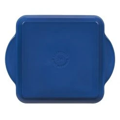 Best Sale ???? Le Creuset 9.5" Square Signature Enameled Cast Iron Grill Pan | Marseille Blue ???? -Le Creuset Shop marsgriddle2