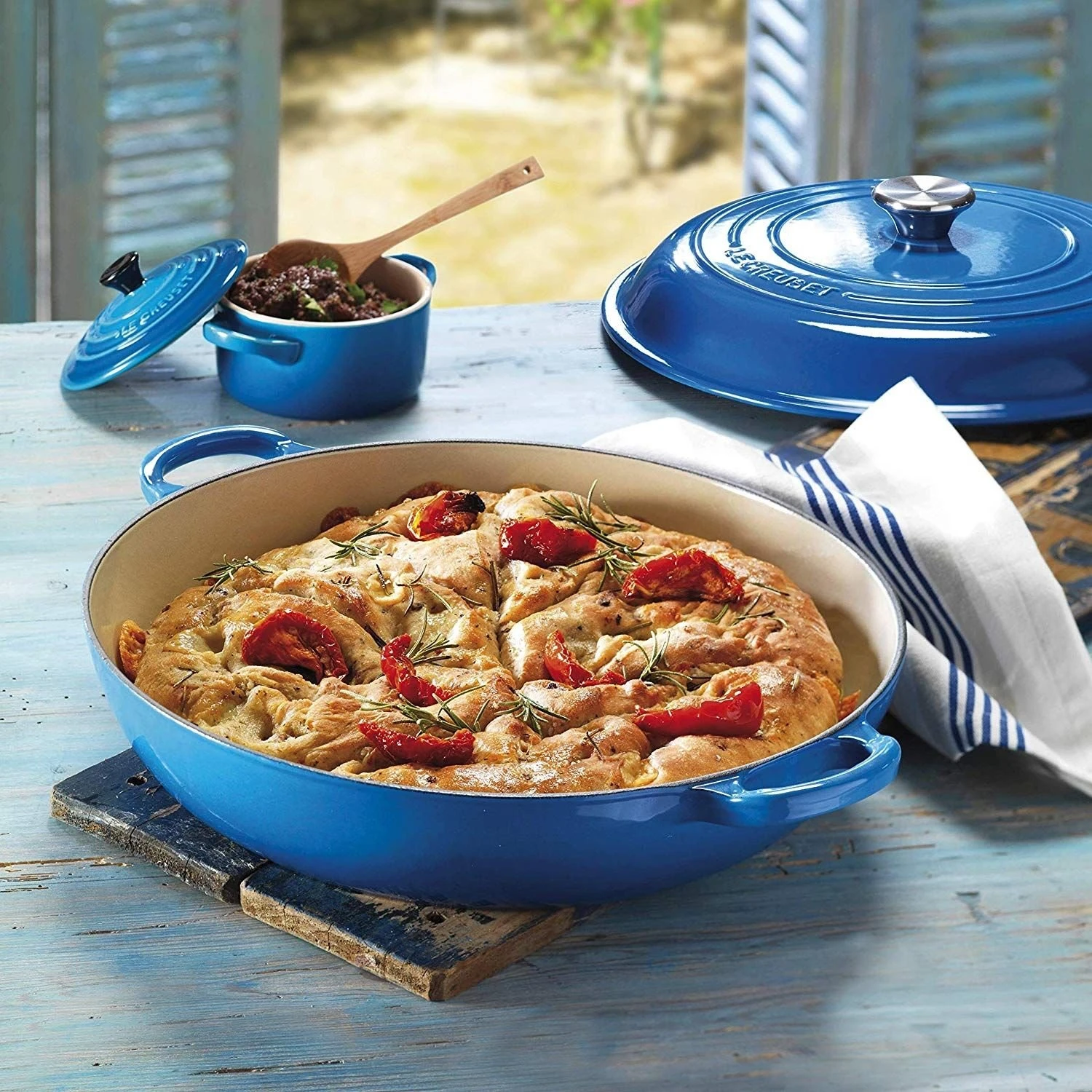 Deals ???? Le Creuset 2.25 Qt. Signature Enameled Cast Iron Braiser With Stainless Steel Knob | Marseille Blue ???? 6 Deals ???? Le Creuset 2.25 Qt. Signature Enameled Cast Iron Braiser With Stainless Steel Knob | Marseille Blue ???? - Image 4