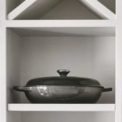 Wholesale ???? Le Creuset 5 Qt. Signature Enameled Cast Iron Braiser With Stainless Steel Knob | Oyster Grey ???? -Le Creuset Shop oys