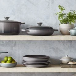 Flash Sale ✨ Le Creuset 2.25 Qt. Signature Enameled Cast Iron Braiser With Stainless Steel Knob | Oyster Grey ???? -Le Creuset Shop oyster 8