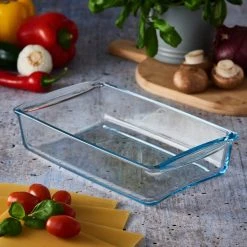 Buy ???? Mason Cash | Classic Collection 13" X 7.5" Glass Rectangular Roaster ???? -Le Creuset Shop rect5