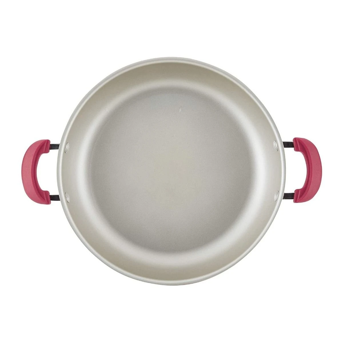 Discount ???? Rachael Ray 8-Piece Enameled Stacking Cookware Set | Red Shimmer ???? 10 Discount ???? Rachael Ray 8-Piece Enameled Stacking Cookware Set | Red Shimmer ???? - Image 8