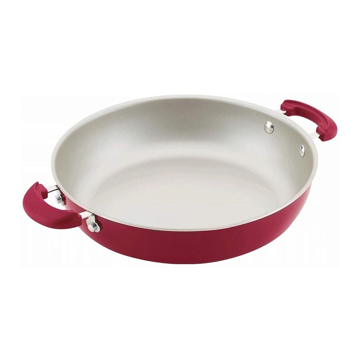 Discount ???? Rachael Ray 8-Piece Enameled Stacking Cookware Set | Red Shimmer ???? 8 Discount ???? Rachael Ray 8-Piece Enameled Stacking Cookware Set | Red Shimmer ???? - Image 6