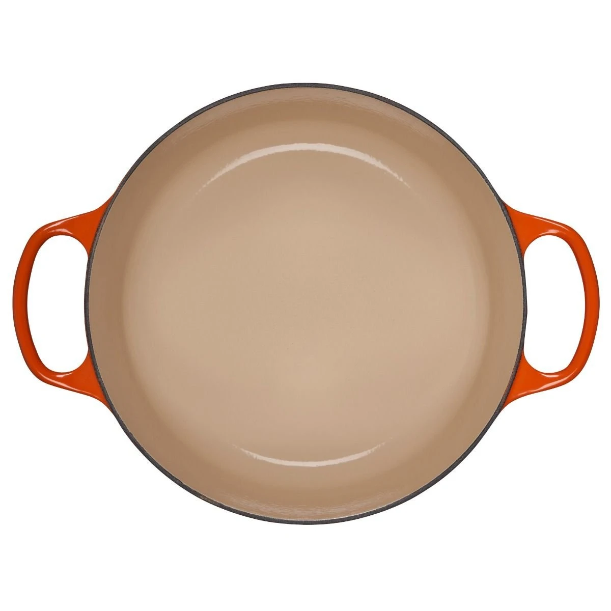 Buy ???? Le Creuset 5.5 Qt. Round Signature Cast Iron Dutch Oven With Stainless Steel Knob | Flame Orange ???? 5 Buy ???? Le Creuset 5.5 Qt. Round Signature Cast Iron Dutch Oven With Stainless Steel Knob | Flame Orange ???? - Image 3