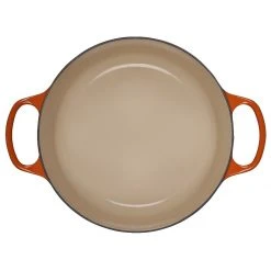 Cheapest ⭐ Le Creuset 5.5 Qt. Round Signature Cast Iron Dutch Oven | Flame Orange ???? 12 Cheapest ⭐ Le Creuset 5.5 Qt. Round Signature Cast Iron Dutch Oven | Flame Orange ???? -Le Creuset Shop rs10275 ls2501 262 inside 1