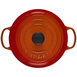 Cheapest ⭐ Le Creuset 5.5 Qt. Round Signature Cast Iron Dutch Oven | Flame Orange ???? 11 Cheapest ⭐ Le Creuset 5.5 Qt. Round Signature Cast Iron Dutch Oven | Flame Orange ???? -Le Creuset Shop rs10694 ls2501 262 3