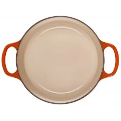 Coupon ???? Le Creuset 3.5 Qt. Round Signature Dutch Oven With Stainless Steel Knob | Flame Orange ???? -Le Creuset Shop rs11162 ls2501 222ss inside