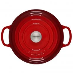 Coupon ???? Le Creuset 3.5 Qt. Round Signature Dutch Oven With Stainless Steel Knob | Cerise/Cherry Red ???? -Le Creuset Shop rs11197 ls2501 2267ss 3