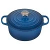 Deals ???? Le Creuset 4.5 Qt. Round Signature Dutch Oven With Stainless Steel Knob | Marseille Blue ???? -Le Creuset Shop rs11203 ls2501 2459ss