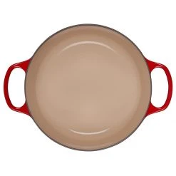 Brand new ???? Le Creuset 4.5 Qt. Round Signature Dutch Oven With Stainless Steel Knob | Cerise/Cherry Red ✔️ -Le Creuset Shop rs11210 ls2501 2467ss inside