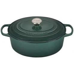 Best Sale ???? Le Creuset 6.75 Qt. Oval Signature Dutch Oven With Stainless Steel Knob | Artichaut ????