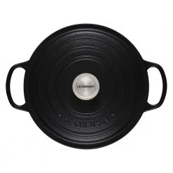 Discount ???? Le Creuset 5.5 Qt. Round Signature Dutch Oven With Stainless Steel Knob | Licorice ✔️ 11 Discount ???? Le Creuset 5.5 Qt. Round Signature Dutch Oven With Stainless Steel Knob | Licorice ✔️ -Le Creuset Shop rs11818 ls2501 2620ss 3 lpr