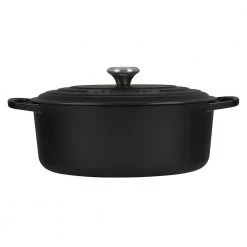 Top 10 ???? Le Creuset 6.75 Qt. Oval Signature Dutch Oven With Stainless Steel Knob | Licorice ???? -Le Creuset Shop rs11832 ls2502 3120ss 2 lpr