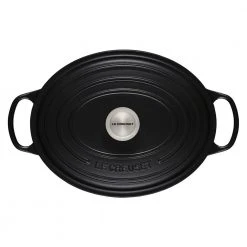 Top 10 ???? Le Creuset 6.75 Qt. Oval Signature Dutch Oven With Stainless Steel Knob | Licorice ???? -Le Creuset Shop rs11833 ls2502 3120ss 3 lpr