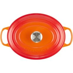 Best Sale ???? Le Creuset 5 Qt. Oval Signature Dutch Oven With Stainless Steel Knob | Flame Orange ✔️ -Le Creuset Shop rs11944 lc 20191021 fr ps 00007s 1