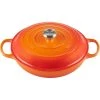 Brand new ???? Le Creuset 3.5 Qt. Signature Enameled Cast Iron Braiser With Stainless Steel Knob | Flame Orange ???? -Le Creuset Shop rs11977 lc 20191015 fr ps 00009 s