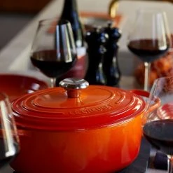 Best Sale ???? Le Creuset 5 Qt. Oval Signature Dutch Oven With Stainless Steel Knob | Flame Orange ✔️ -Le Creuset Shop rs12078 lc 20190401 gb ls 56927 1