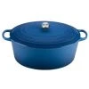 Best deal ???? Le Creuset 15.5 Qt. Oval Signature Dutch Oven With Stainless Steel Knob | Marseille Blue ???? -Le Creuset Shop rs12271 ls2502 4059ss