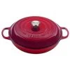 Best deal ???? Le Creuset 5 Qt. Signature Enameled Cast Iron Braiser With Stainless Steel Knob | Cerise/Cherry Red ???? -Le Creuset Shop rs12290 ls2532 3267ss