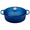 Best deal ✔️ Le Creuset 6.75 Qt. Oval Signature Dutch Oven With Stainless Steel Knob | Marseille Blue ???? -Le Creuset Shop rs12362 rs6635 ls2502 316m marseille