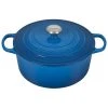 Best Pirce ⌛ Le Creuset 7.25 Qt. Round Signature Dutch Oven With Stainless Steel Knob | Marseille Blue ⭐ -Le Creuset Shop rs12402 ls2501 2859