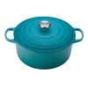 Best Pirce ???? Le Creuset 7.25 Qt. Round Signature Dutch Oven With Stainless Steel Knob | Caribbean Blue ⌛ -Le Creuset Shop rs13010 rs11420 ls2501 2817 ss