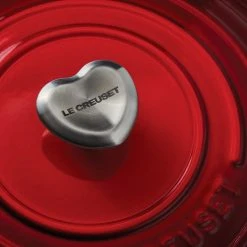 Deals ???? Le Creuset 3.5 Qt. Round Signature Dutch Oven With Stainless Steel Heart Knob | Cerise/Cherry Red ⌛ -Le Creuset Shop rs13352 201020 lecreuset heartknob 0538 ret2