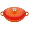 Promo ???? Le Creuset 1.5 Qt. Signature Enameled Cast Iron Braiser With Stainless Steel Knob | Flame Orange ???? -Le Creuset Shop rs13412 ls2532 222ss lpr