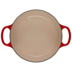 Deals ???? Le Creuset 3.5 Qt. Round Signature Dutch Oven With Stainless Steel Heart Knob | Cerise/Cherry Red ⌛ -Le Creuset Shop rs13485 ls2501 2267ssh 4