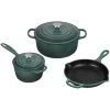 Buy ✔️ Le Creuset 5-Piece Signature Cookware Set With Stainless Steel Knobs | Artichaut ???? -Le Creuset Shop rs13832 rs13212 ms1605 95ss