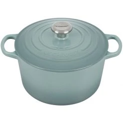 Deals ???? Le Creuset 5.25 Qt. Signature Deep Oven | Sea Salt ⭐