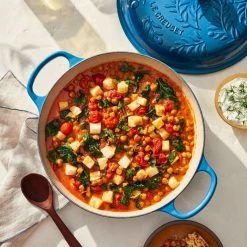 Wholesale ???? Le Creuset Olive Branch Collection 3.5 Qt. Signature Braiser | Marseille ???? -Le Creuset Shop rs16889 220511 lecreuset olivebranchbraiser recipecardret