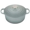 Brand new ???? Le Creuset 4.5 Qt. Round Signature Dutch Oven With Stainless Steel Knob | Sea Salt ???? -Le Creuset Shop rs17055 ls2501 24717ss 1 1