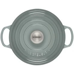Brand new ???? Le Creuset 4.5 Qt. Round Signature Dutch Oven With Stainless Steel Knob | Sea Salt ???? -Le Creuset Shop rs17057 ls2501 24717ss 3