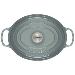 Outlet ???? Le Creuset 6.75 Qt. Oval Signature Dutch Oven With Stainless Steel Knob | Sea Salt ???? -Le Creuset Shop rs17073 ls2502 31717ss 3