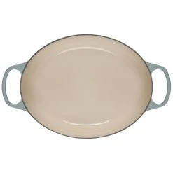 Outlet ???? Le Creuset 6.75 Qt. Oval Signature Dutch Oven With Stainless Steel Knob | Sea Salt ???? -Le Creuset Shop rs17074 ls2502 31717ss 4