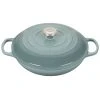 Deals ???? Le Creuset 3.5 Qt. Signature Enameled Cast Iron Braiser With Stainless Steel Knob | Sea Salt ????